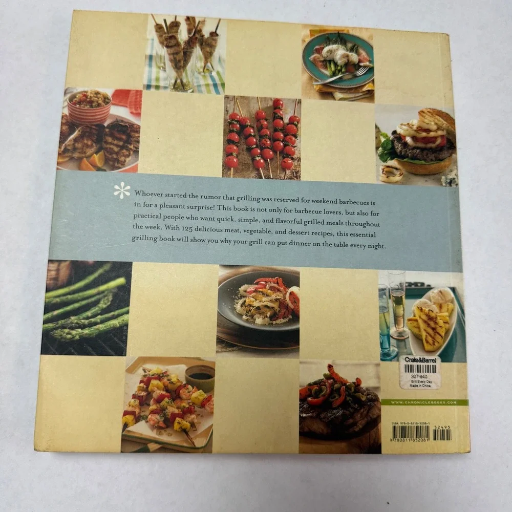Grill Every Day Diane Morgan 125 Fast-Track Recipes Cookbook BBQ Chronicle Books